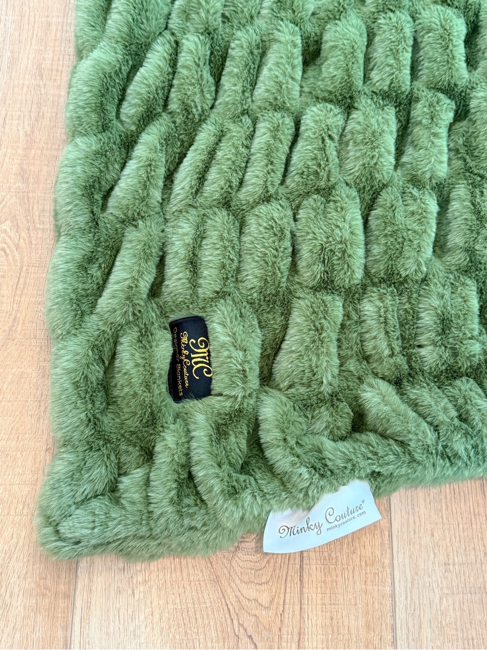 Huggable Dino Minky Blanket - Picture 5 of 8
